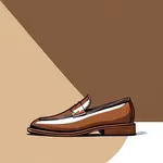 medium-brown loafers image